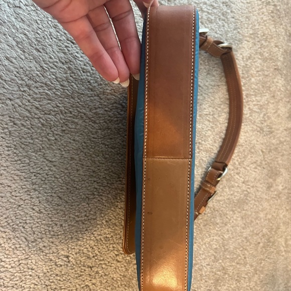 Prada small teal nylon bag - Picture 3 of 5